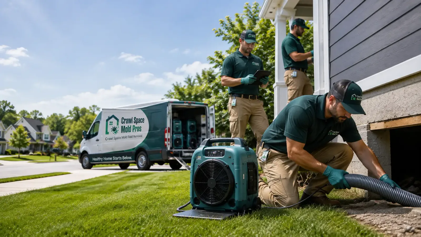 Crawl Space Mold Removal in Muscatine, IA